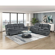 9577DG-2 Double Reclining Love Seat with Center Console - 9577DG-2