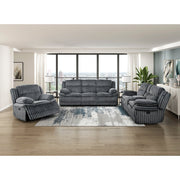 9577DG-2 Double Reclining Love Seat with Center Console - 9577DG-2