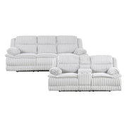9577GY*2 2pc Set: Sofa, Love - 9577GY*2