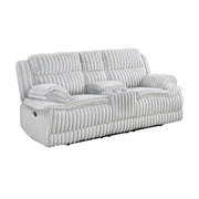 9577GY-2 Double Reclining Love Seat with Center Console - 9577GY-2