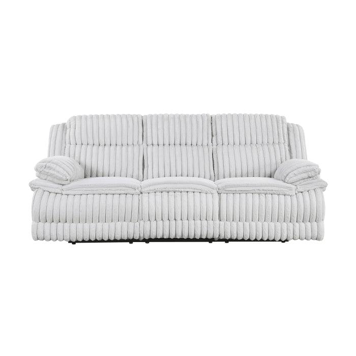 9577GY-3 Double Reclining Sofa - 9577GY-3