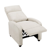 9588BEG-1PB Push Back Reclining Chair - 9588BEG-1PB