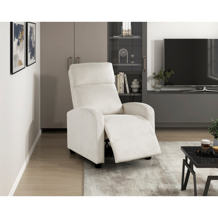 9588BEG-1PB Push Back Reclining Chair - 9588BEG-1PB