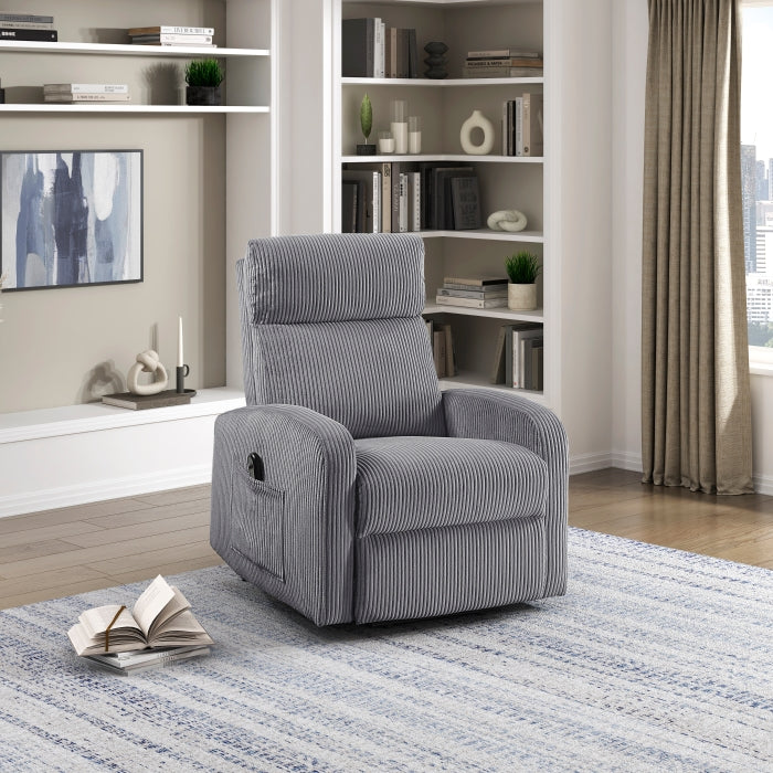 9588DGY-1LT Power Lift Chair - 9588DGY-1LT