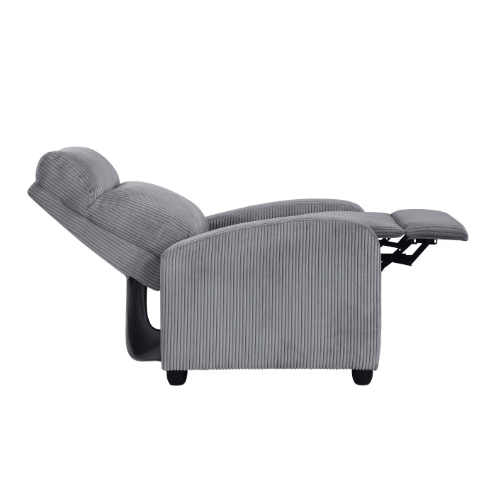 9588DGY-1PB Push Back Reclining Chair - 9588DGY-1PB
