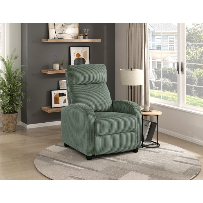 9588GRN-1PB Push Back Reclining Chair - 9588GRN-1PB
