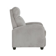 9588GRY-1PB Push Back Reclining Chair - 9588GRY-1PB