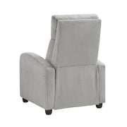 9588GRY-1PB Push Back Reclining Chair - 9588GRY-1PB