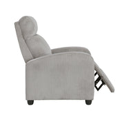 9588GRY-1PB Push Back Reclining Chair - 9588GRY-1PB