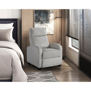 9588GRY-1PB Push Back Reclining Chair - 9588GRY-1PB