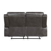 9601GY-2 Double Reclining Love Seat - 9601GY-2