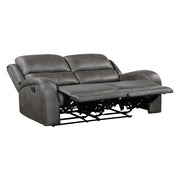 9601GY-2 Double Reclining Love Seat - 9601GY-2