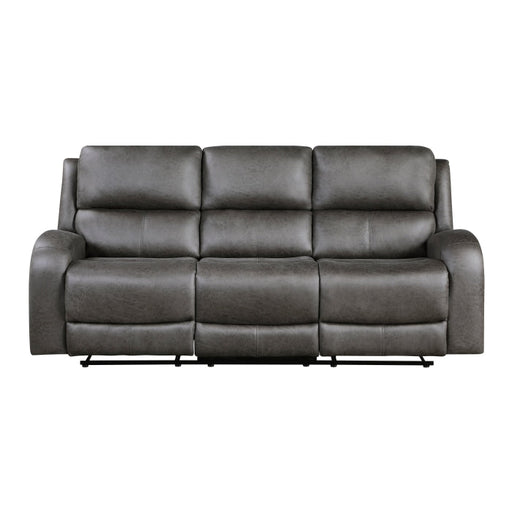 9601GY-3 Double Reclining Sofa - 9601GY-3