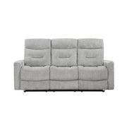 9610GY-3 Double Reclining Sofa - 9610GY-3