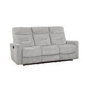 9610GY-3 Double Reclining Sofa - 9610GY-3