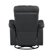 9620BLK-1 Swivel Glider Reclining Chair - 9620BLK-1