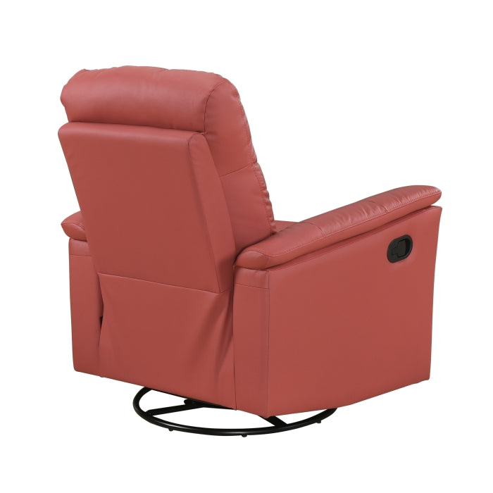 9620RED-1 Swivel Glider Reclining Chair - 9620RED-1