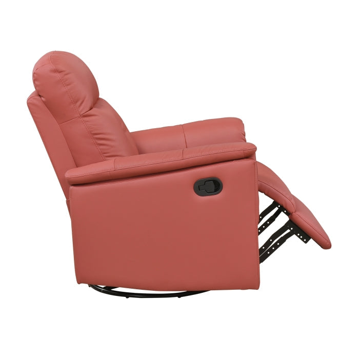 9620RED-1 Swivel Glider Reclining Chair - 9620RED-1