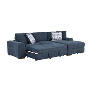 9624BU*22LRC 2-Piece Sectional with Right Chaise and Pull-out Bed - 9624BU*22LRC