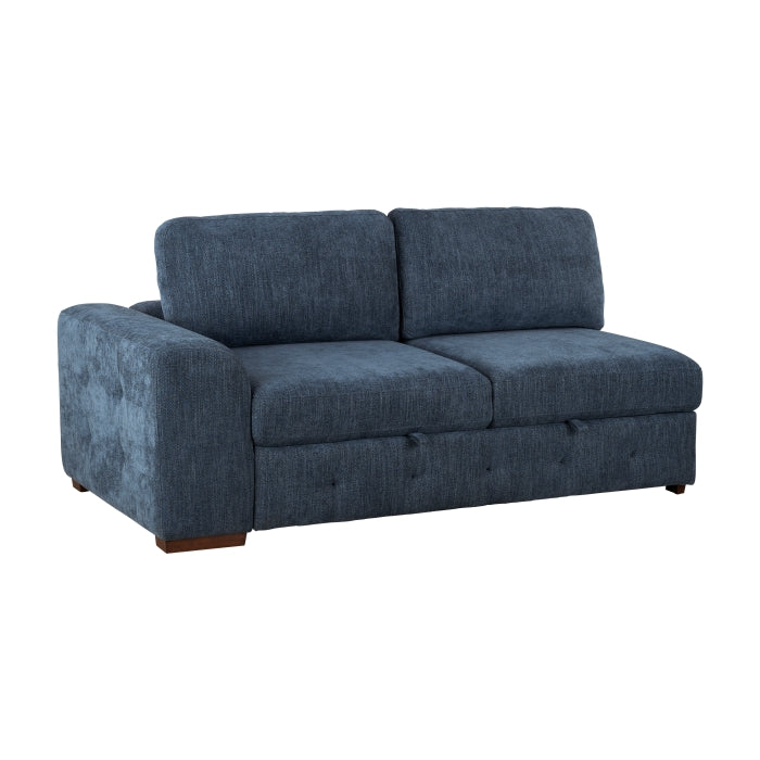 9624BU*22LRC 2-Piece Sectional with Right Chaise and Pull-out Bed - 9624BU*22LRC