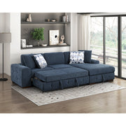 9624BU*22LRC 2-Piece Sectional with Right Chaise and Pull-out Bed - 9624BU*22LRC