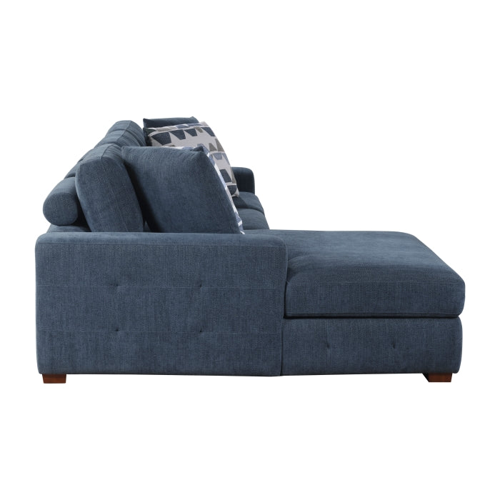 9624BU*2LC2R 2-Piece Sectional with Left Chaise and Pull-out Bed - 9624BU*2LC2R