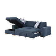9624BU*2LC2R 2-Piece Sectional with Left Chaise and Pull-out Bed - 9624BU*2LC2R