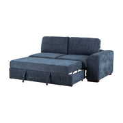 9624BU*2LC2R 2-Piece Sectional with Left Chaise and Pull-out Bed - 9624BU*2LC2R