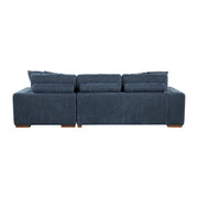 9624BU*32LRC 3-Piece Sectional with Right Chaise, Pull-out Bed and Ottoman - 9624BU*32LRC