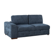 9624BU*32LRC 3-Piece Sectional with Right Chaise, Pull-out Bed and Ottoman - 9624BU*32LRC