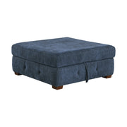 9624BU*32LRC 3-Piece Sectional with Right Chaise, Pull-out Bed and Ottoman - 9624BU*32LRC