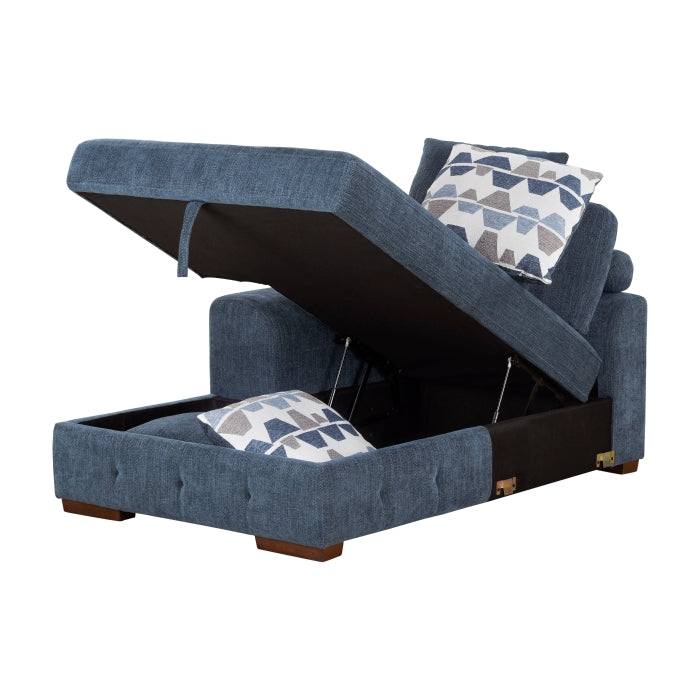 9624BU*3LCRC (3)3-Piece Sectional with Left and Right Chaise - 9624BU*3LCRC