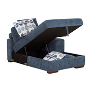 9624BU*42L1ACRC (4)4-Piece Sectional with Right Chaise and Pull-out Bed - 9624BU*42L1ACRC