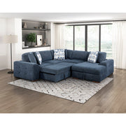 9624BU*42L1ACRC (4)4-Piece Sectional with Right Chaise and Pull-out Bed - 9624BU*42L1ACRC