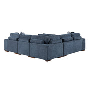 9624BU*42L1ACRC (4)4-Piece Sectional with Right Chaise and Pull-out Bed - 9624BU*42L1ACRC
