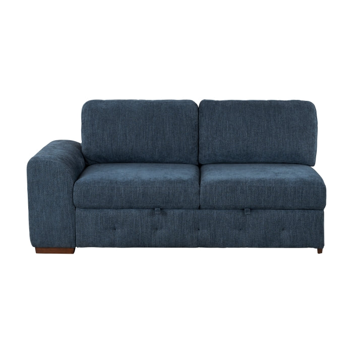 9624BU*42L1ACRC (4)4-Piece Sectional with Right Chaise and Pull-out Bed - 9624BU*42L1ACRC