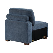 9624BU*42L1ACRC (4)4-Piece Sectional with Right Chaise and Pull-out Bed - 9624BU*42L1ACRC