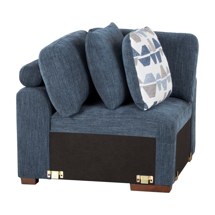 9624BU*42LRC 4-Piece Sectional with Right Chaise and Pull-out Bed - 9624BU*42LRC
