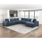 9624BU*52L1ACRC (5)5-Piece Sectional with Right Chaise and Pull-out Bed - 9624BU*52L1ACRC