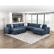 9624BU*52L1ACRC (5)5-Piece Sectional with Right Chaise and Pull-out Bed - 9624BU*52L1ACRC