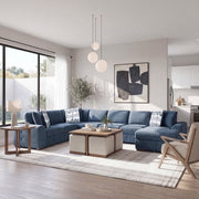 9624BU*52L1ACRC (5)5-Piece Sectional with Right Chaise and Pull-out Bed - 9624BU*52L1ACRC