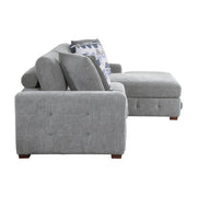 9624GY*22LRC 2-Piece Sectional with Right Chaise and Pull-out Bed - 9624GY*22LRC