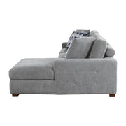 9624GY*22LRC 2-Piece Sectional with Right Chaise and Pull-out Bed - 9624GY*22LRC