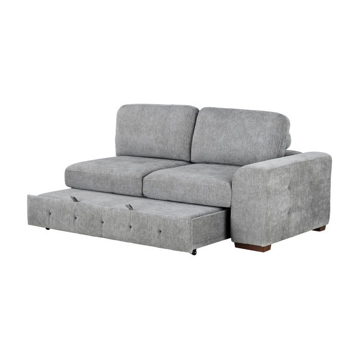 9624GY*2LC2R 2-Piece Sectional with Left Chaise and Pull-out Bed - 9624GY*2LC2R