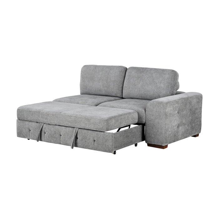 9624GY*2LC2R 2-Piece Sectional with Left Chaise and Pull-out Bed - 9624GY*2LC2R
