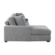9624GY*3LC2R 3-Piece Sectional with Left Chaise, Pull-out Bed and Ottoman - 9624GY*3LC2R