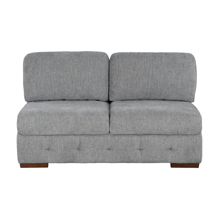9624GY*3LCRC (3)3-Piece Sectional with Left and Right Chaise - 9624GY*3LCRC