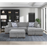 9624GY-4 Storage Ottoman - 9624GY-4