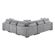 9624GY*42L1ACRC (4)4-Piece Sectional with Right Chaise and Pull-out Bed - 9624GY*42L1ACRC