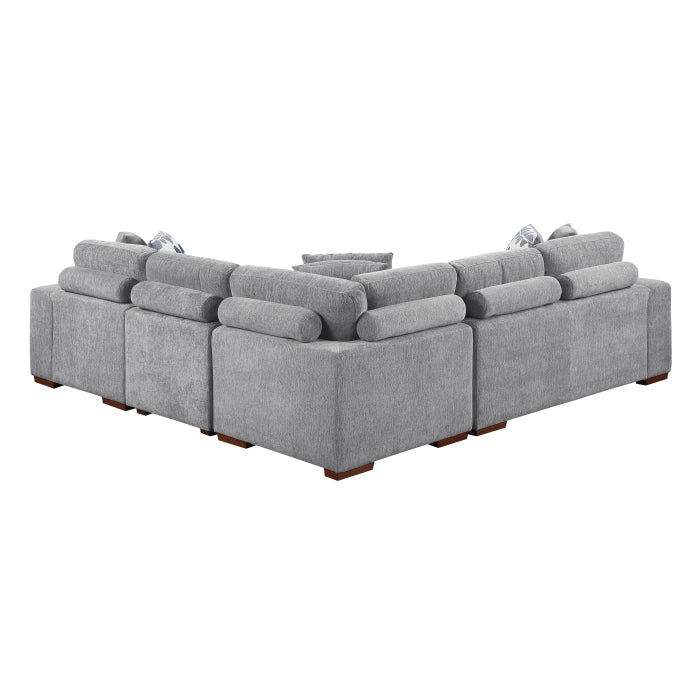 9624GY*42L1ACRC (4)4-Piece Sectional with Right Chaise and Pull-out Bed - 9624GY*42L1ACRC